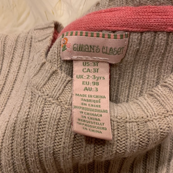 Gillian’s Closet Owl Pocket Sweater Dress 3T - Picture 4 of 4